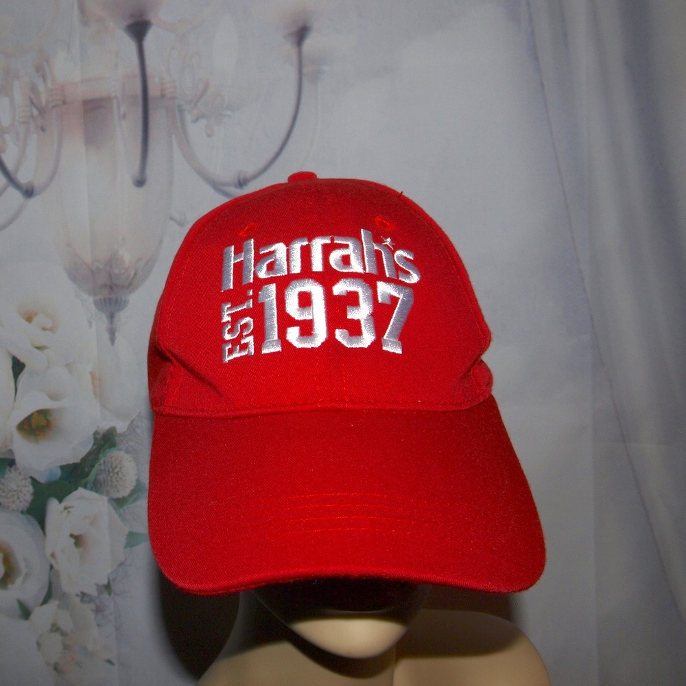 Harrah's Est 1932 Hat Souvenir Hat Embroidered Resort Casino Hat